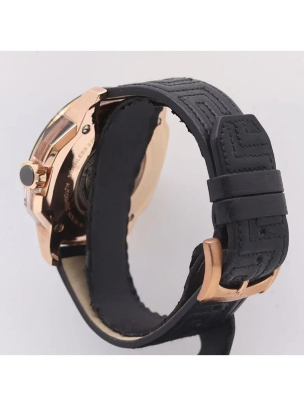 Versace Diversity Automatic Date Black Dial Watch